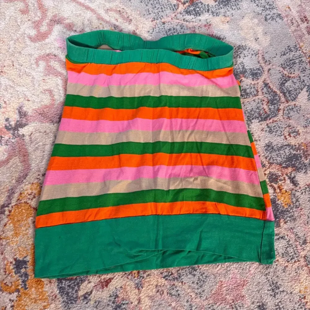 Vintage Y2K multicolored striped tube top - Picture 9 of 9